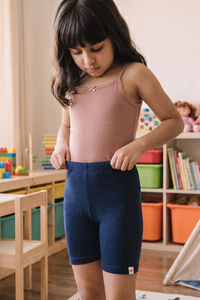 Zivame Girls Solid Undershorts (Pack of 2) - Navy Peony — thumbnail 2